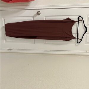 Wild Fable Chocolate Brown Sleeveless Jumpsuit